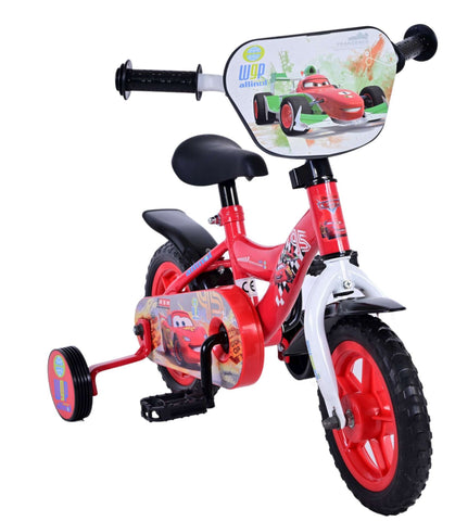 Disney Cars Kinderfiets - Jongens - 10 inch - Rood - Doortrapper