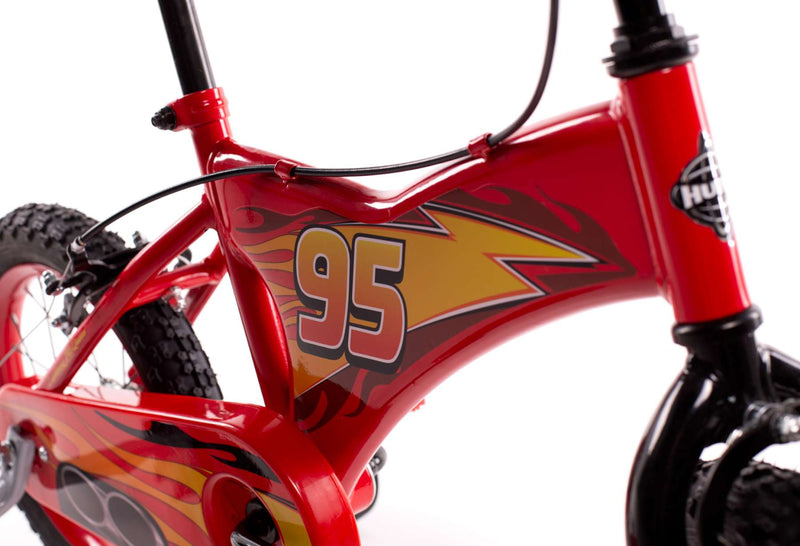 Load image into Gallery viewer, Disney autos disney cars kinderfiets - jongens - 14 inch - rood - twee handremmen
