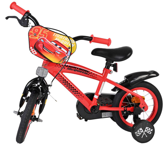 Disney autos disney cars kinderfiets - jongens - 12 inch - rood