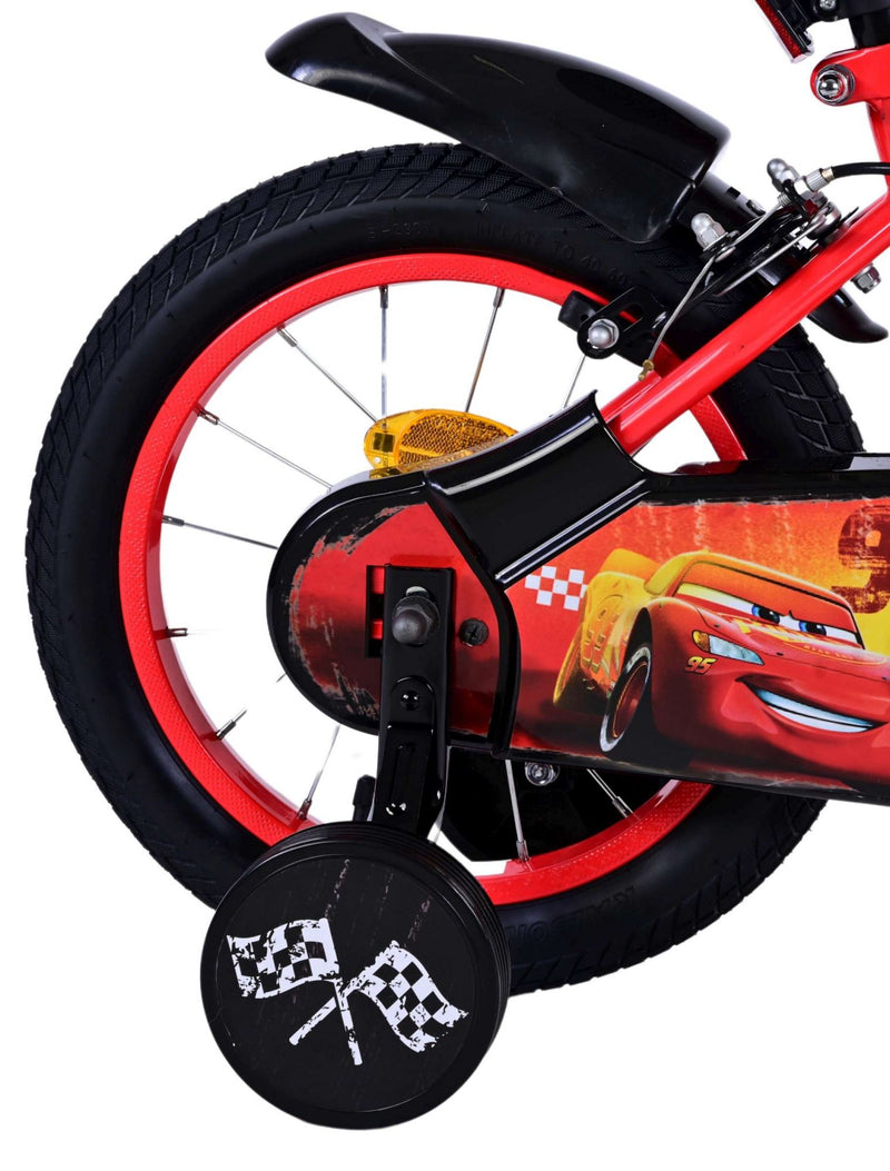 Load image into Gallery viewer, Disney Disney Kinderfiets Jongens 14 inch Rood Twee handremmen
