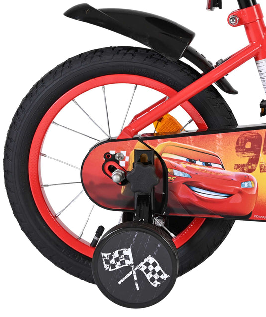 Disney autos disney cars kinderfiets - jongens - 14 inch - rood