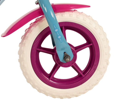 Disney Frozen 2 Kinderfiets - Meisjes - 10 inch - Blauw Paars - Doortrapper