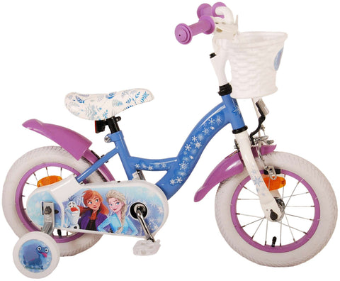 Disney Frozen 2 Kinderfiets - Meisjes - 12 inch - Blauw Paars