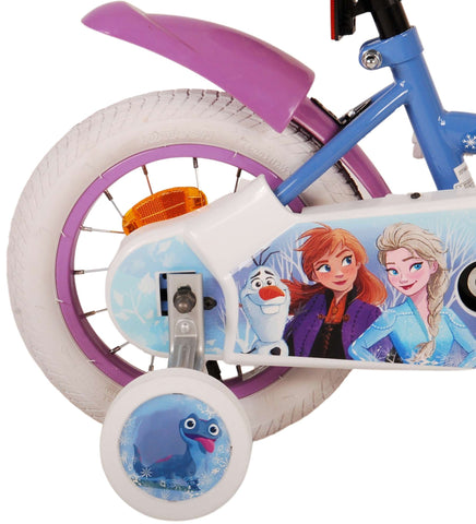 Disney Frozen 2 Kinderfiets - Meisjes - 12 inch - Blauw Paars