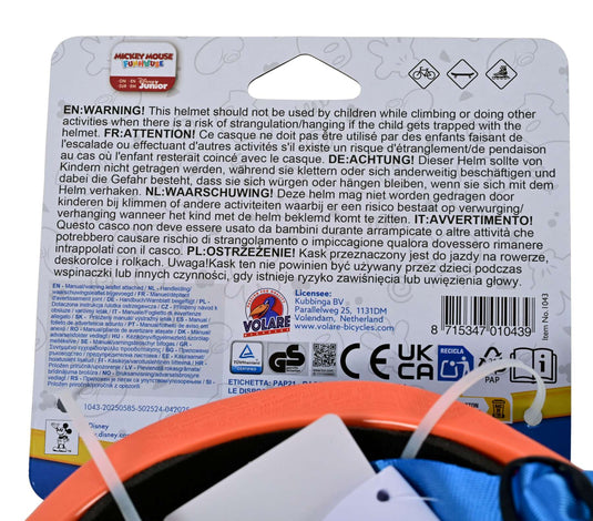 Mickey mouse disney mickey fietshelm