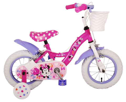 Disney Minnie Cutest Ever! Kinderfiets - Meisjes - 12 inch - Roze - Twee handremmen