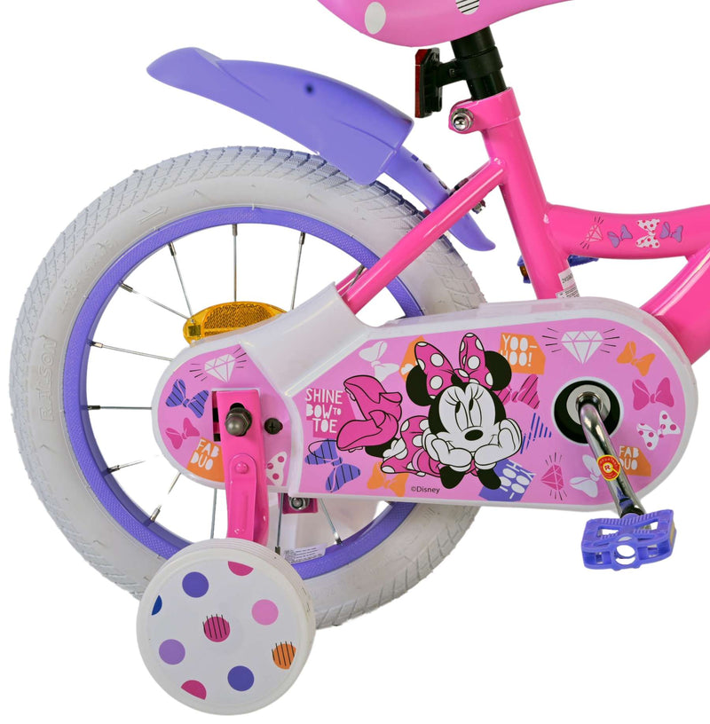 Load image into Gallery viewer, Disney minnie cutest ever! 14 inch 23 cm meisjes terugtraprem roze
