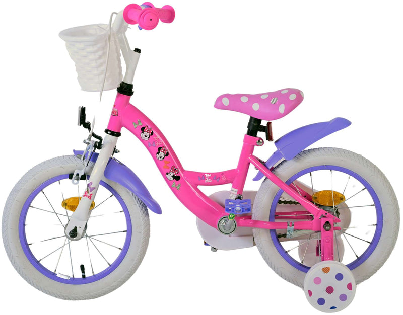 Load image into Gallery viewer, Disney minnie cutest ever! 14 inch 23 cm meisjes terugtraprem roze
