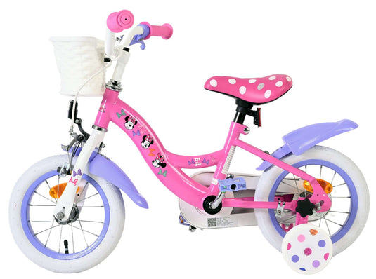 Disney minnie cutest ever! kinderfiets - meisjes - 12 inch - roze