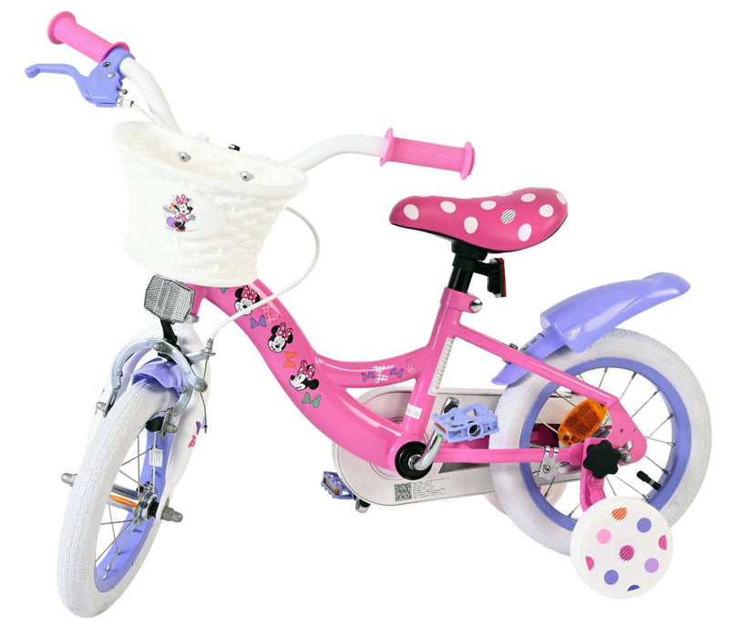 Load image into Gallery viewer, Disney minnie cutest ever! kinderfiets - meisjes - 12 inch - roze
