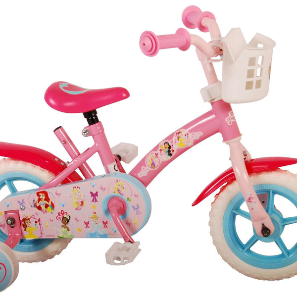 Disney Princess Kinderfiets - Meisjes - 10 inch - Roze - Doortrapper