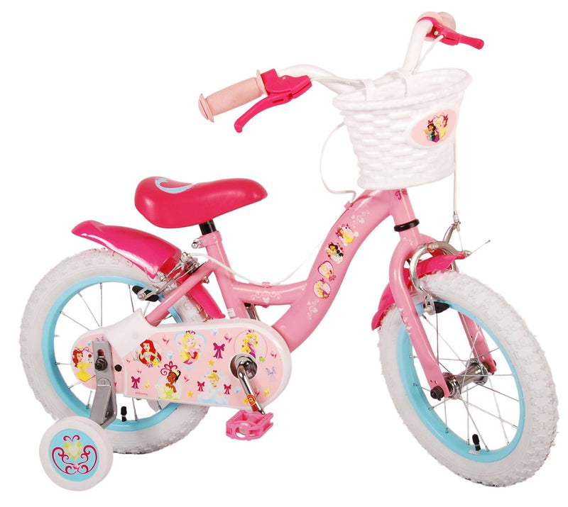 Load image into Gallery viewer, Disney Princess Kinderfiets - Meisjes - 14 inch - Roze - Twee handremmen
