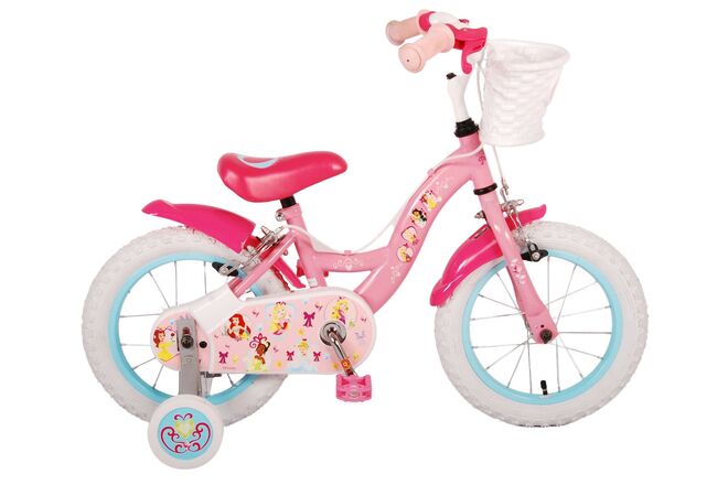 Load image into Gallery viewer, Disney Princess Kinderfiets - Meisjes - 14 inch - Roze - Twee handremmen
