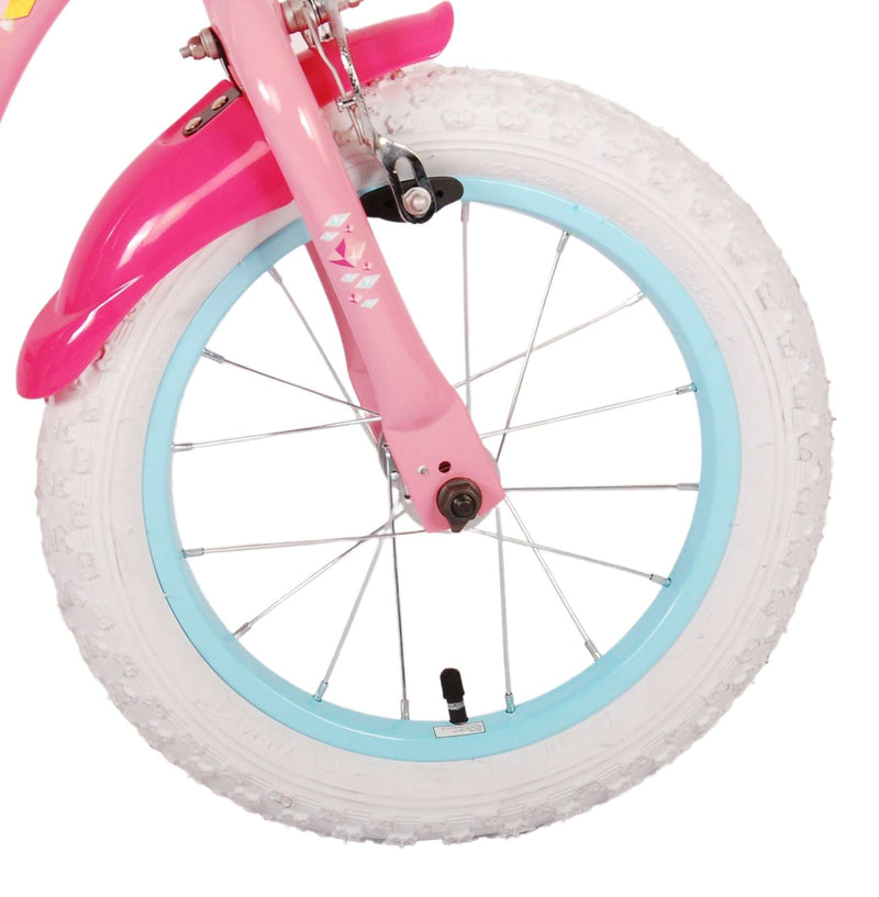 Load image into Gallery viewer, Disney Princess Kinderfiets - Meisjes - 14 inch - Roze - Twee handremmen
