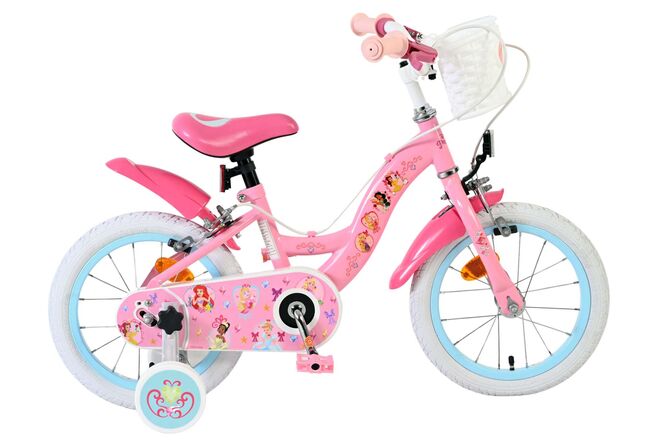 Load image into Gallery viewer, Disney prinzessin disney princess kinderfiets - meisjes - 14 inch - roze - twee handremmen
