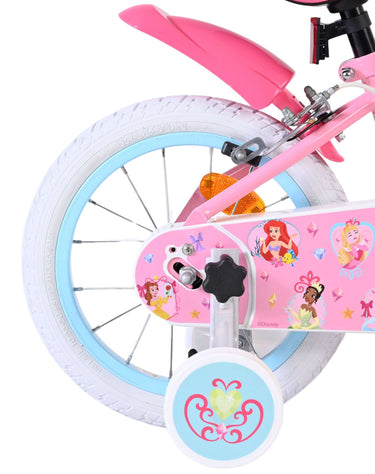 Volare magic royals kinderfiets - meisjes - 14 inch - roze - twee handremmen