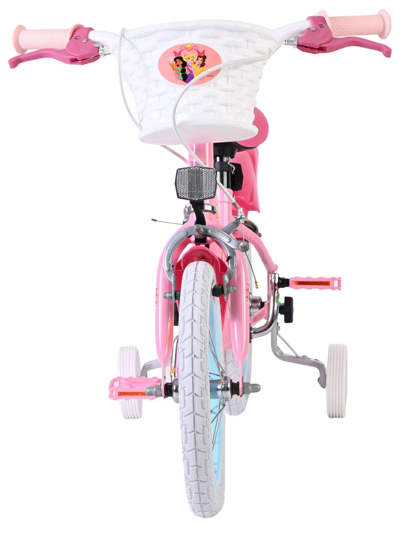 ギャラリービューアに画像をロードする, Volare magic royals kinderfiets - meisjes - 14 inch - roze - twee handremmen
