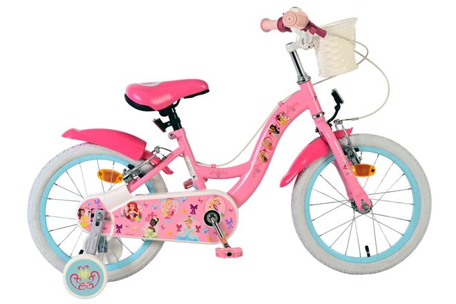 ギャラリービューアに画像をロードする, Volare magic royals kinderfiets - meisjes - 16 inch - roze - twee handremmen
