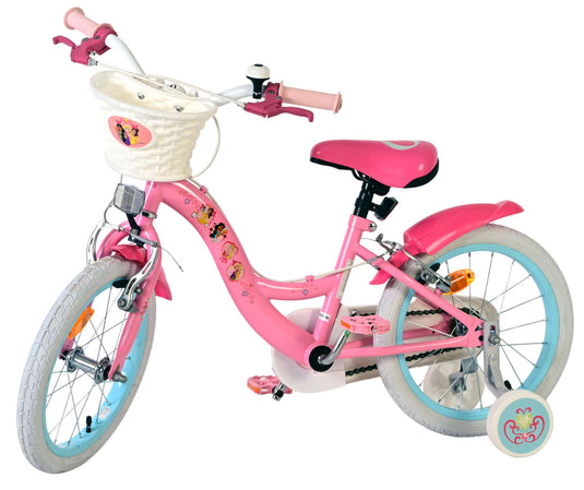 Volare magic royals kinderfiets - meisjes - 16 inch - roze - twee handremmen