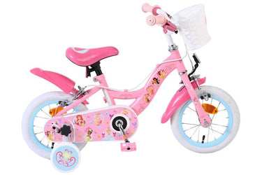 Disney prinzessin disney princess kinderfiets - meisjes - 12 inch - roze - twee handremmen