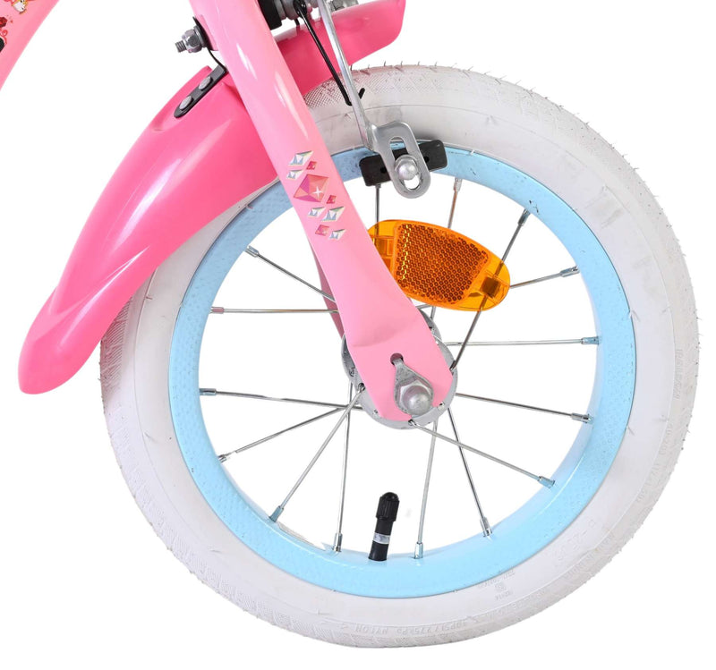 Load image into Gallery viewer, Disney prinzessin disney princess kinderfiets - meisjes - 12 inch - roze - twee handremmen
