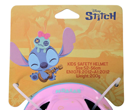 Stich kinder helm disney stitch roze 52-56cm