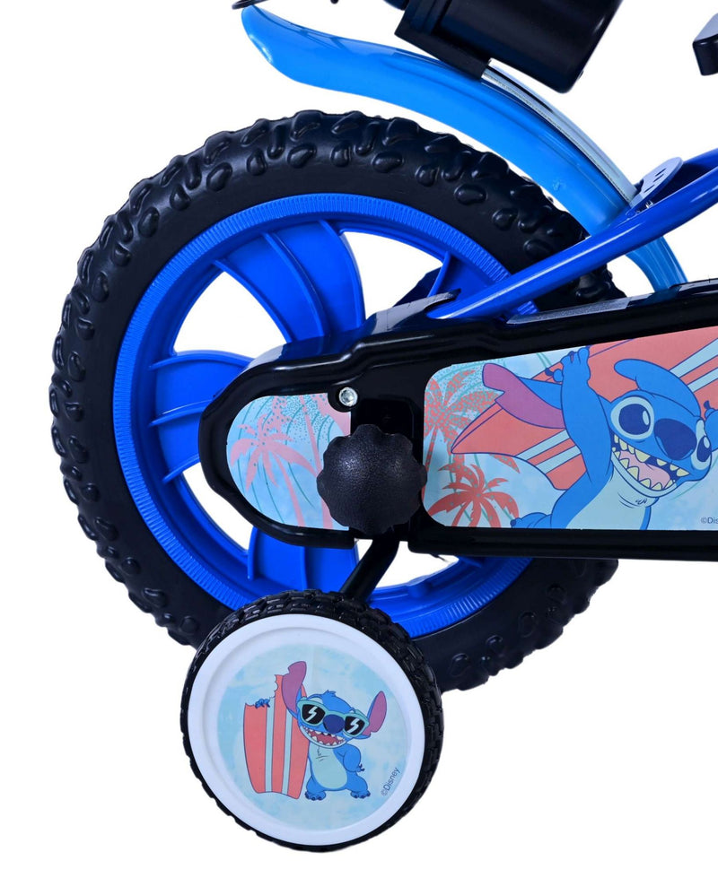 Load image into Gallery viewer, Stitch Stitch Kinderfiets Jongens 12 inch Blauw
