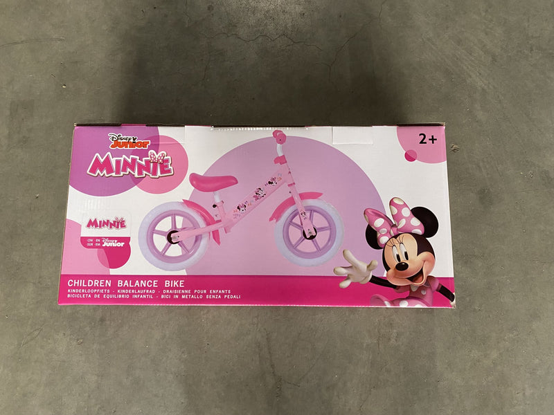 Load image into Gallery viewer, Disney loopfiets staal minnie roze
