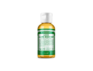 Dr. bronner's vloeibare zeep - pure castile - amandel - 60 ml