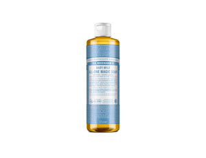 Dr. bronner's vloeibare zeep - pure castile - baby - parfumvrij - 475 ml