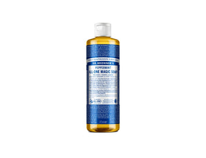 Dr. bronner's vloeibare zeep - pure castile - pepermunt - 475 ml