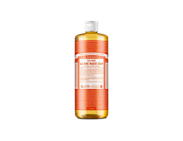 Dr. bronner's vloeibare zeep - pure castile - tea tree - 945 ml
