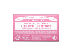 Dr. bronner's zeepblok - pure castile - cherry blossom