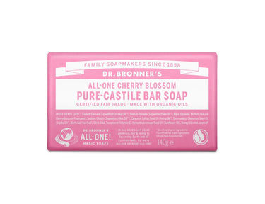 Dr. bronner's zeepblok - pure castile - cherry blossom