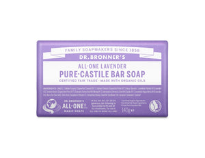 Dr. bronner's zeepblok - pure castile - lavendel