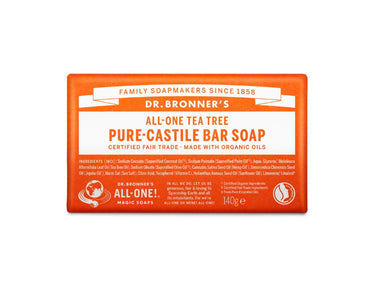 Dr. bronner's zeepblok - pure castile - tea tree
