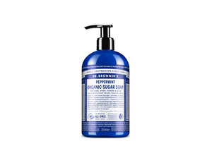 Dr. bronner's zeeppomp - pepermunt - 355 ml