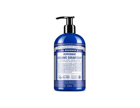 Dr. bronner's zeeppomp - pepermunt - 355 ml