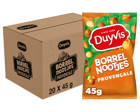Duyvis borrelnootjes provencale (20x45gr)