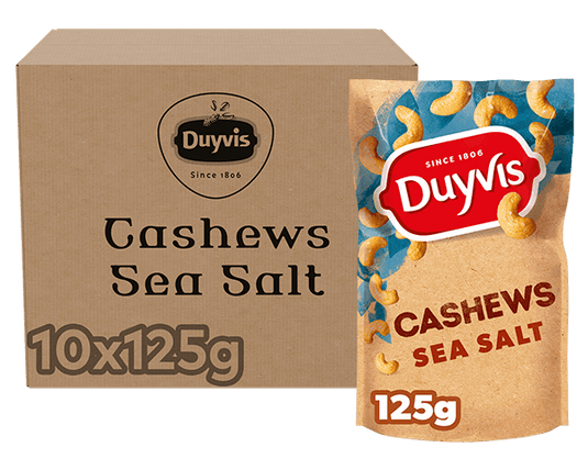 Duyvis cashews sea salt (10x 125gr)