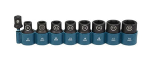Makita set botskappen 1 2 9szt. 8-18mm