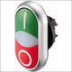 Eaton moeller eaton signaaldrukknop vlak 2-voudig knop groen wit rood