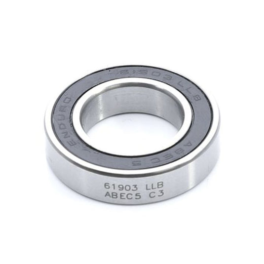 Enduro bearings 61903 llu llb cn a5 - abec 5 (radial) - 17x30x7