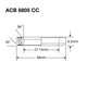 Enduro bearings acb 6805 cc bo - abec 5 - black oxide (angular contact) - 27,15x38x6,5 (36x45°)