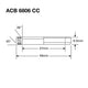 Enduro bearings acb 6806 cc bo - abec 5 - black oxide (angular contact) - 37x49x6,5 (36x45°)