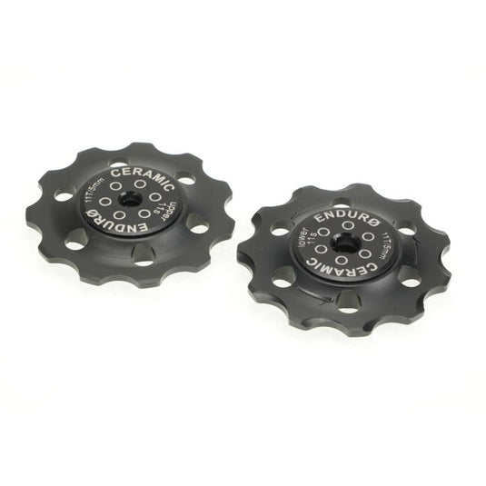 Enduro bearings derailleur pulleys - zero ceramic - sram - 11 speed - black