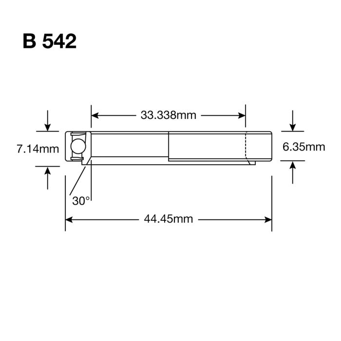 Afbeelding laden in galerijviewer, Enduro bearings b 542 ss - 440c stainless (angular contact) - 1 5 16''x1 3 4''x9 32''
