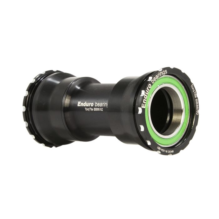 Load image into Gallery viewer, Enduro bearings torqtite bottom bracket - bb86 92 to 24mm - a c ss - black
