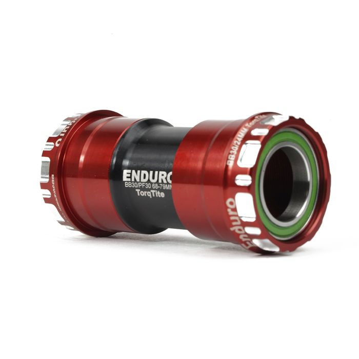 Load image into Gallery viewer, Enduro bearings torqtite bottom bracket - bb30 to 24mm - a c ss - red

