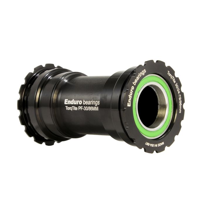 Load image into Gallery viewer, Enduro bearings torqtite bottom bracket - bb386 to 24mm - a c ss - black
